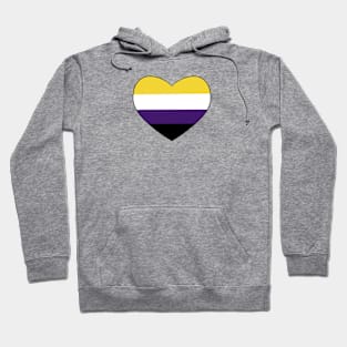 Nonbinary Heart Hoodie